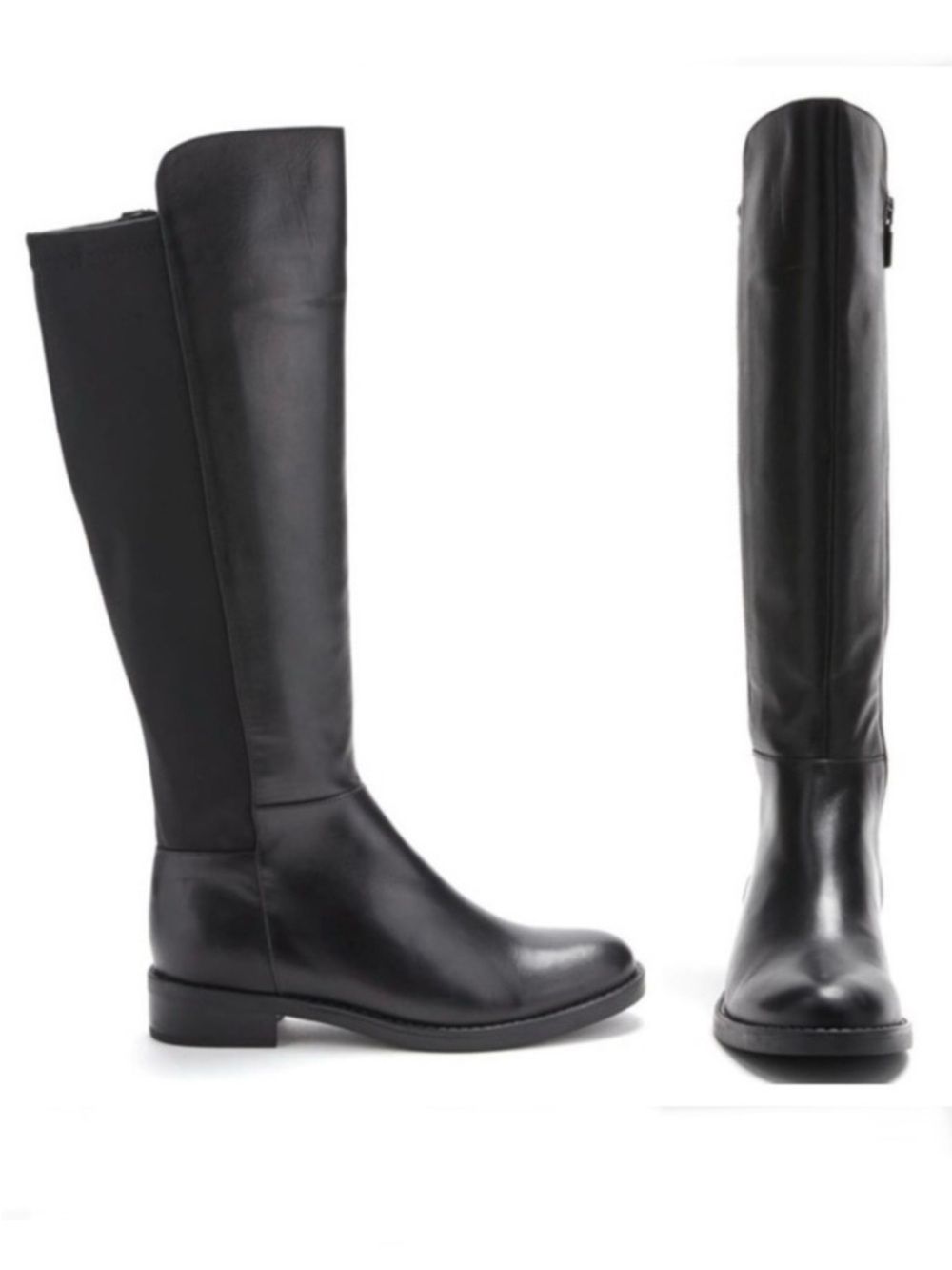 BLONDO Ellie Womens Waterproof Riding Black Knee-High Leather Boots Size 5.5 NEW - Picture 2 of 10